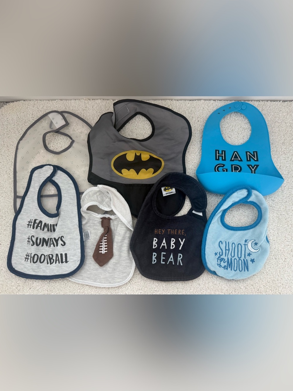 Baby boy bib bundle - bella tunno and other brands
